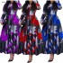 2024 Hot Style Spring dresses women lady elegant casual dresses long sleeve Swing Skirt With High Quality